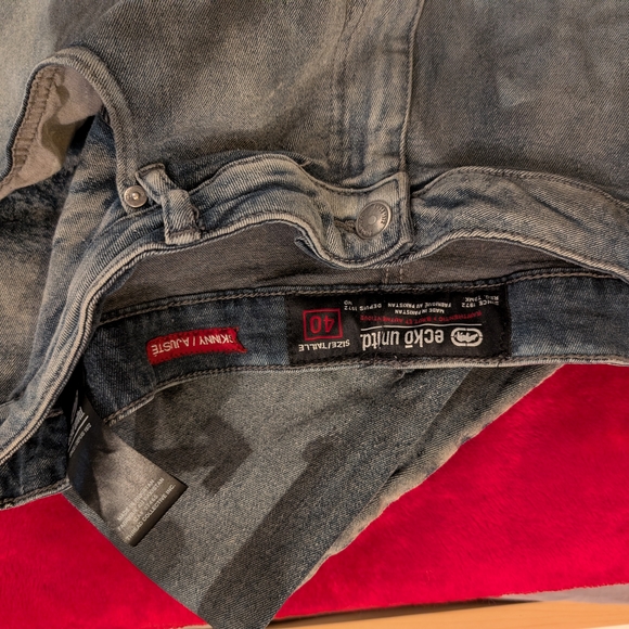 Men's Off-White Gray Jeans - Picture 3 of 3